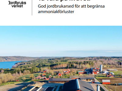 Praktiska råd för att minska ammoniakförluster från animalieproduktionen